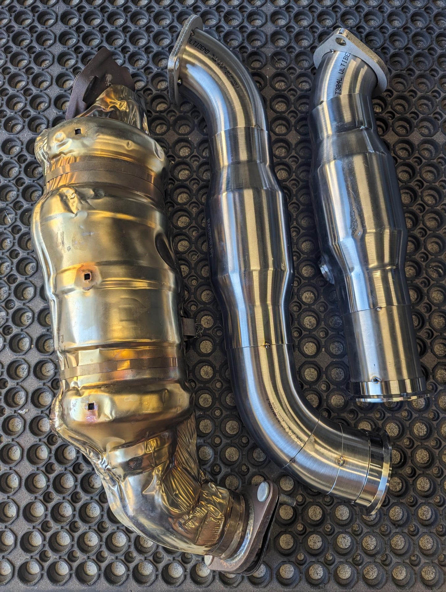 Next gen ford raptor dump pipes JMK Industries