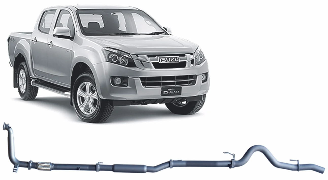 Isuzu D-MAX 4x4 Turbo Back Exhaust System (10/2016 - 06/2020)