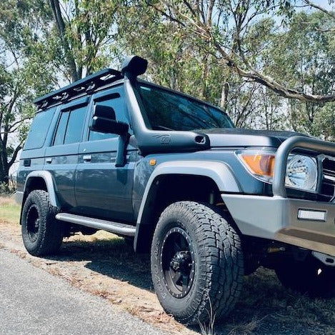 76 Series Landcruiser 4" (DPF Back) Exhaust System JMK-Industries.com JMK Industries