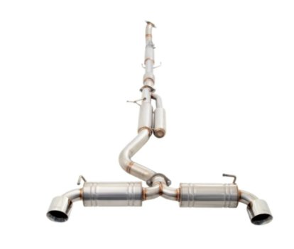 Toyota GR Yaris 3" Cat-back Exhaust Dual 4" Tips Dual 2.5" Rear Mufflers
