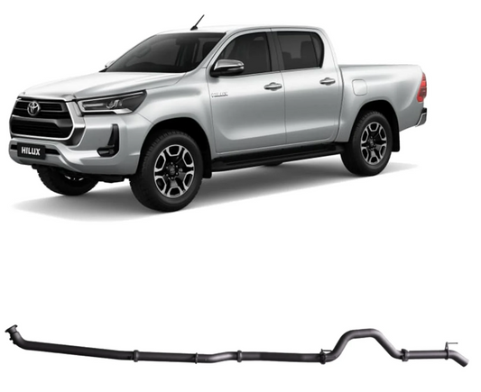 Toyota Hilux 2.8L N80 Extreme Duty Exhaust (07/2015 - on)