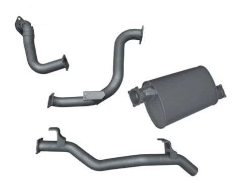 Redback Extreme Duty Exhaust to suit Toyota Landcruiser 78 Series Troop Carrier DPF Only Centre Muffler (11/2016 - on)