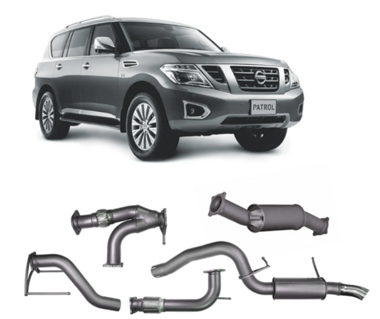 Redback Extreme Duty Exhaust to suit Nissan Patrol Y62 (02/2013 - on)