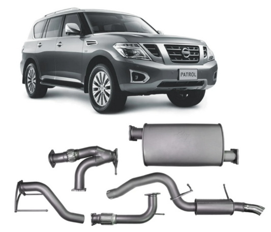 Redback Extreme Duty Exhaust to suit Nissan Patrol Y62 Large Centre Muffler (02/2013 - on)