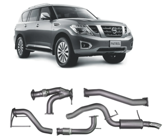Redback Extreme Duty Exhaust to suit Nissan Patrol Y62 Pipe Only (02/2013 - on)