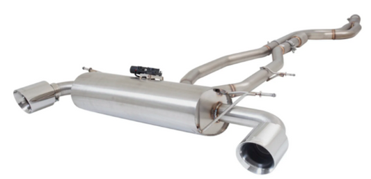 Toyota Supra GR 2019 onwards 304 Varex Catback With 3 3/8" Pipe Work To Dual 2.5" with 5" Tips